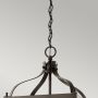 Elstead Lighting Larkin KLLARKINPMOZ lampa wisząca 3x60 W brązowa zdj.3