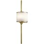 Elstead Lighting Mona KLMONALNBR kinkiet 2x3 W mosiądz zdj.1