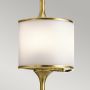 Elstead Lighting Mona KLMONALNBR kinkiet 2x3 W mosiądz zdj.5