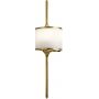 Elstead Lighting Mona KLMONASNBR kinkiet 2x3 W mosiądz zdj.1