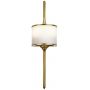 Elstead Lighting Mona KLMONASNBR kinkiet 2x3 W mosiądz zdj.3