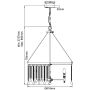Elstead Lighting Piper KLPIPER6PPC lampa wisząca 6x60 W chrom zdj.2