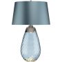 Elstead Lighting Lena LENATLLBLUE lampa stołowa 2x60 W niebieska zdj.1