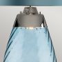 Elstead Lighting Lena LENATLLBLUE lampa stołowa 2x60 W niebieska zdj.5