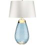 Elstead Lighting Lena LENATLLBLUEOWSS lampa stołowa 2x60 W niebieska-satyna zdj.2