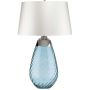 Elstead Lighting Lena LENATLLBLUEOWSS lampa stołowa 2x60 W niebieska-satyna zdj.3