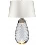 Elstead Lighting Lena LENATLLSMOKEOWSS lampa stołowa 2x60 W satyna zdj.1