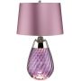 Elstead Lighting Lena LENATLSPLUM lampa stołowa 1x60 W fioletowa zdj.1