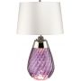 Elstead Lighting Lena LENATLSPLUMOWSS lampa stołowa 1x60 W fioletowa-satyna zdj.1