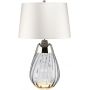 Elstead Lighting Lena LENATLSSMOKEOWSS lampa stołowa 1x60 W satyna zdj.1
