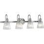 Quintiesse Addison QNADDISON4BATH kinkiet 4x3 W chrom-przezroczysty zdj.1