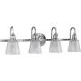Quintiesse Addison QNADDISON4BATH kinkiet 4x3 W chrom-przezroczysty zdj.3