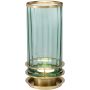 Quintiesse Arno QNARNOGREENAB lampa stołowa 1x9 W mosiądz-zielona zdj.1