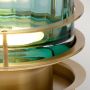 Quintiesse Arno QNARNOGREENAB lampa stołowa 1x9 W mosiądz-zielona zdj.5