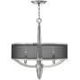 Quintiesse Ascher QNASCHER3P lampa wisząca 3x60 W czarna-nikiel zdj.1