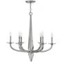 Quintiesse Ascher QNASCHER6 lampa wisząca 6x60 W nikiel zdj.1