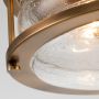 Quintiesse Ashland Bay QNASHLANDBAYFNBRBATH plafon 2x60 W mosiądz zdj.3