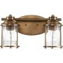 Quintiesse Ashland Bay QNASHLANDBAY2NBRBATH kinkiet 2x60 W mosiądz zdj.5