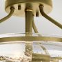 Quintiesse Belle QNBELLESFBNB lampa podsufitowa 3x40 W mosiądz zdj.2