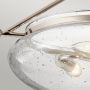 Quintiesse Belle QNBELLESFPN lampa podsufitowa 3x40 W nikiel zdj.2