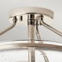 Quintiesse Belle QNBELLESFPN lampa podsufitowa 3x40 W nikiel zdj.3