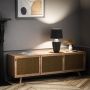 Quintiesse Bexley QNBEXLEYTLBKPN lampa stołowa 1x60 W czarna-nikiel zdj.5