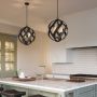 Quintiesse Blacksmith QNBLACKSMITH4POBK lampa wisząca 4x40 W czarna-opal zdj.7