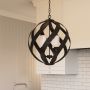 Quintiesse Blacksmith QNBLACKSMITH4POBK lampa wisząca 4x40 W czarna-opal zdj.9