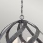 Quintiesse Blacksmith QNBLACKSMITH5POBK lampa wisząca 5x40 W czarna-opal zdj.5