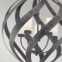 Quintiesse Blacksmith QNBLACKSMITH5POBK lampa wisząca 5x40 W czarna-opal zdj.6