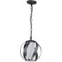 Quintiesse Blacksmith QNBLACKSMITHPOBK lampa wisząca 1x40 W czarna-opal zdj.2
