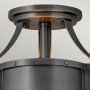 Quintiesse Chance QNCHANCESFSBLB lampa podsufitowa 2x60 W czarna zdj.2