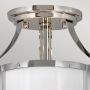 Quintiesse Chance QNCHANCESFSPN lampa podsufitowa 2x60 W nikiel zdj.2