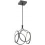 Quintiesse Ciri QNCIRIPMBK lampa wisząca 1x45 W czarna zdj.1