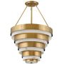 Quintiesse Echelon QNECHELON8P lampa wisząca x40 W mosiądz zdj.2