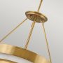 Quintiesse Echelon QNECHELON8P lampa wisząca x40 W mosiądz zdj.4