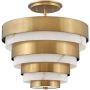Quintiesse Echelon QNECHELONSF lampa podsufitowa 3x40 W mosiądz zdj.1