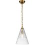Quintiesse Elmore QNELMOREPBBS lampa wisząca 1x60 W mosiądz zdj.1