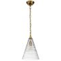 Quintiesse Elmore QNELMOREPBBS lampa wisząca 1x60 W mosiądz zdj.2