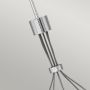 Quintiesse Ensemble QNENSEMBLE5PPN lampa wisząca 5x60 W nikiel zdj.4