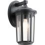Quintiesse Fairfield QNFAIRFIELDLBK kinkiet zewnętrzny 1x60 W czarny-przezroczysty zdj.1