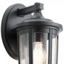 Quintiesse Fairfield QNFAIRFIELDLBK kinkiet zewnętrzny 1x60 W czarny-przezroczysty zdj.3
