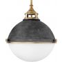 Quintiesse Fletcher QNFLETCHERPLAZ lampa wisząca 3x60 W biała-mosiądz zdj.2