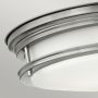 Quintiesse Hadrian QNHADRIANFSANOPAL lampa podsufitowa 2x40 W szkło opalizowane-nikiel zdj.3