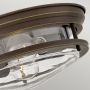 Quintiesse Hadrian QNHADRIANFSOZCLEAR lampa podsufitowa 2x40 W przezroczysta-brązowa zdj.3