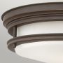 Quintiesse Hadrian QNHADRIANFSOZOPAL lampa podsufitowa 2x40 W szkło opalizowane-brązowa zdj.3