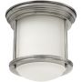 Quintiesse Hadrian QNHADRIANMINIFANOPAL lampa podsufitowa 1x60 W szkło opalizowane-nikiel zdj.1