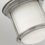 Quintiesse Hadrian QNHADRIANMINIFANOPAL lampa podsufitowa 1x60 W szkło opalizowane-nikiel zdj.2