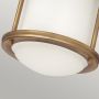 Quintiesse Hadrian QNHADRIANMINIFBROPAL lampa podsufitowa 1x60 W szkło opalizowane-brązowa zdj.3