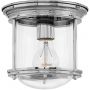Quintiesse Hadrian QNHADRIANMINIFCMCLEAR lampa podsufitowa 1x60 W chrom-przezroczysta zdj.1